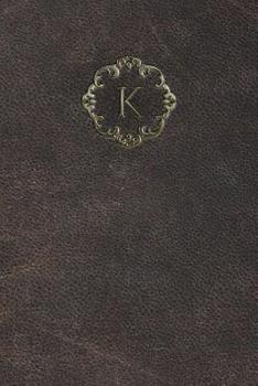 Paperback Monogram "K" Notebook Book