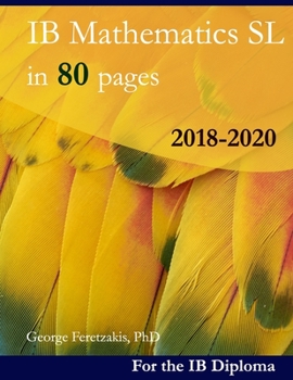 Paperback IB Mathematics SL in 80 pages: 2018-2020 Book