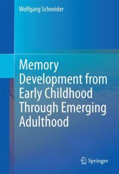 Hardcover Memory Development from Early Childhood Through Emerging Adulthood Book