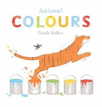 Hardcover Animal Colours Book