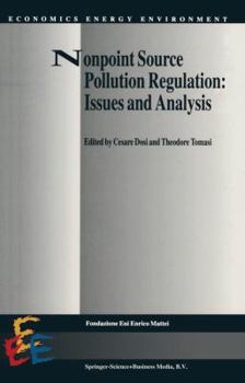 Hardcover Nonpoint Source Pollution Regulation: Issues and Analysis Book