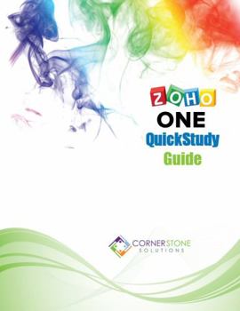 Spiral-bound Zoho ONE QuickStudy Guide Book