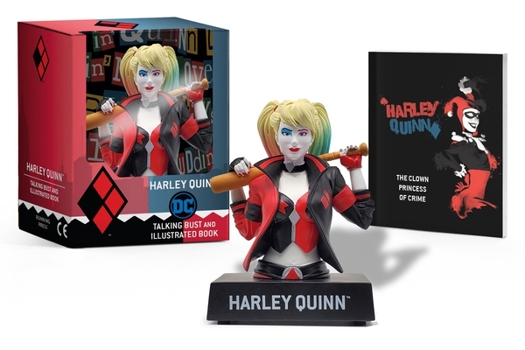 Paperback Harley Quinn Talking Figure and Illustrated Book