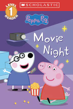 Paperback Movie Night (Peppa Pig: Scholastic Level 1 Reader #13) Book