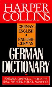 Mass Market Paperback Harper Collins German Dictionary: German-English/English-German Book