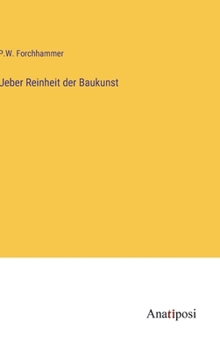 Hardcover Ueber Reinheit der Baukunst [German] Book