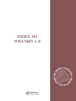 Paperback Delaware Composites Design Encyclopedia: Index Book