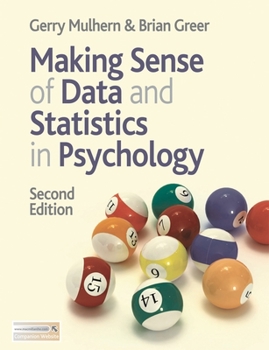 Paperback Making Sense of Data and Statistics in Psychology Book