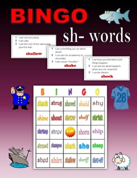 Paperback Bingo: sh- Words Book