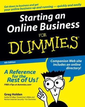 Paperback Starting an Online Business for Dummies Book