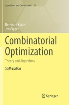 Paperback Combinatorial Optimization: Theory and Algorithms Book
