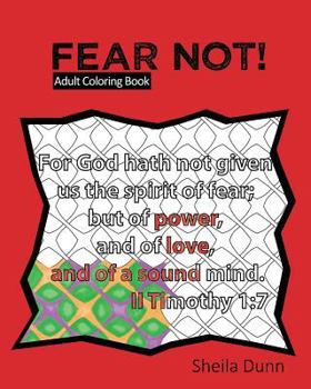 Paperback Fear Not!: Adult Coloring Book