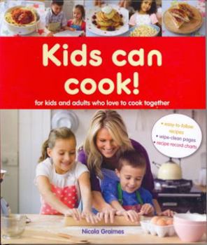 Hardcover-spiral Kids Can Cook Book