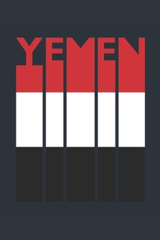 Vintage Yemen Notebook - Yemeni Flag Writing Journal - Yemen Gift for Yemeni Mom and Dad - Retro Yemeni Diary: Medium College-Ruled Journey Diary, 110 page, Lined, 6x9 (15.2 x 22.9 cm)