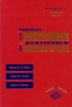 Hardcover Principles and Procedures of Statistics Book