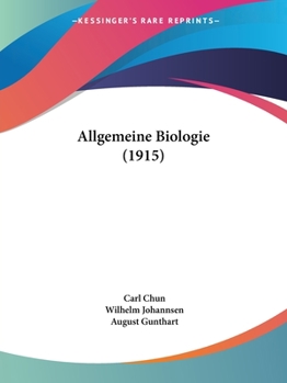 Paperback Allgemeine Biologie (1915) [German] Book