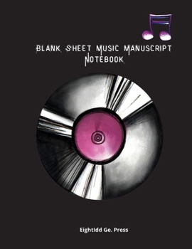 Paperback Blank Sheet Music Manuscript Notebook Book