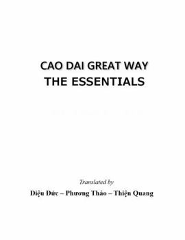 Cao Dai Great Way: The Essentials