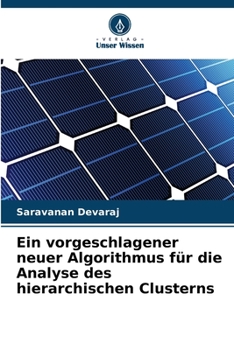 Paperback Ein vorgeschlagener neuer Algorithmus für die Analyse des hierarchischen Clusterns [German] Book