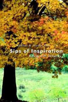Paperback Sips of Inspiration: Being With What Is Book