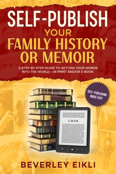 Paperback Self-publish Your Family History or Memoir Book