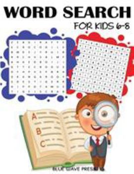 Paperback Word Search for Kids 6-8 [Large Print] Book
