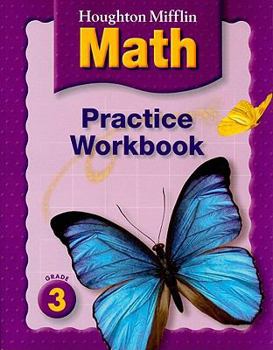 Paperback Houghton Mifflin Math: Practice Workbook, Grade 3 Book