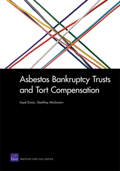 Paperback Asbestos Bankruptcy Trusts and Tort Compensation Book