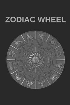 Zodiac Wheel: Zodiac Sign Small Lined Composition Notebook Journal, Blank Diary WIth Celestical SIgns