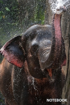 Notebook: Wild Nature Series, Elephant, Journal for Writing, College Ruled, Lined Notebook, Soft Cover, Matte, Size 6"x 9" inches, 120 Pages