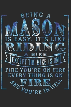 Mason : Mason Notebook the Perfect Gift Idea for Masons or Masons Trainees. the Paperback Has 120 White Pages with Dot Matrix That Assist You in Writing or Sketching