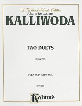 Paperback Two Duets, Op. 208 Book