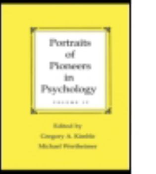 Paperback Portraits of Pioneers in Psychology: Volume IV Book