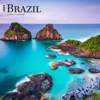 Calendar Brazil 2024 Square Book