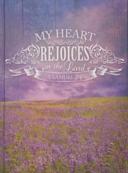 Hardcover Journal-Purple My Heart Rejoices Book