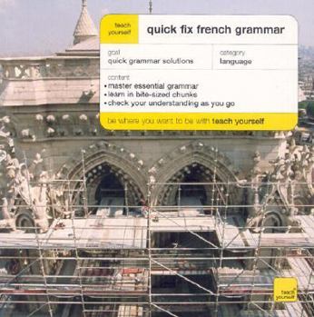 Paperback Quick Fix French Grammar Book