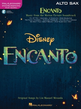 Paperback Encanto for Alto Sax: Instrumental Play-Along Book