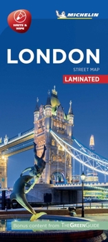Loose Leaf Michelin London City Map - Laminated Book