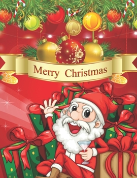 Merry Christmas: An Adult Coloring Book with Fun, Easy, and Relaxing Designs