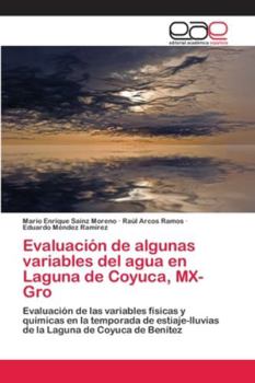 Paperback Evaluación de algunas variables del agua en Laguna de Coyuca, MX-Gro [Spanish] Book