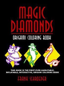 Paperback Magic Diamonds: Origami Coloring Book