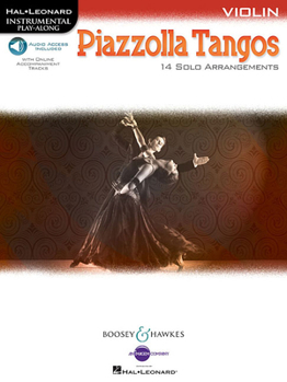 Paperback Piazzolla Tangos - Violin - Book/Online Audio Book