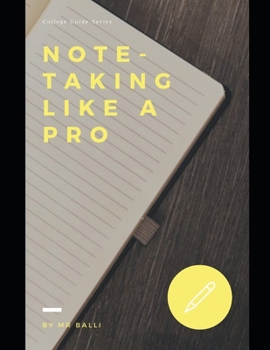 Paperback Note - Taking Like a Pro: LINED JOURNAL: notebook college lined for college student Book