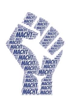 Macht: Notizblock Notizbuch DIN A5, 120 Seiten Liniert, Lined, Linien Notizen, Termine, Planer, Tagebuch, Organisation Wortwolke Geschenk