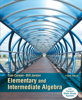 Hardcover Elementary and Intermediate Algebra Book