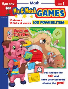 Paperback Mix & Match Games: Math (Gr. 1) by The Mailbox Books Staff (2008) Paperback Book