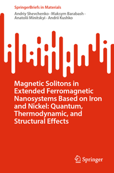 Paperback Magnetic Solitons in Extended Ferromagnetic Nanosystems Based on Iron and Nickel: Quantum, Thermodynamic, and Structural Effects Book