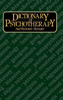 Hardcover Dictionary of Psychotherapy Book