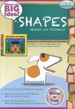 Paperback Shapes, Grades Pre-K-K: Squares and Triangles [With CDROM] Book