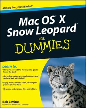 Paperback Mac OS X Snow Leopard for Dummies Book